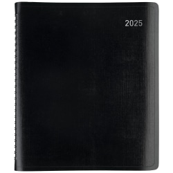 2025 Office Depot Weekly/Monthly Planner, 7" x 9", Black, January To December, OD712000