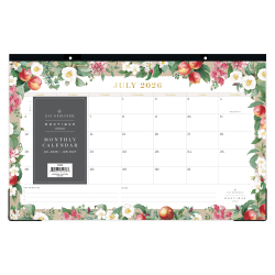 DESK PAD PLANNING CALENDAR DDB FIRENZE TAUPE - 17X11 AY26-27 MONTHLY