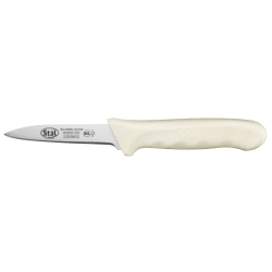Winco Stäl Paring Knives, 3-1/4", Silver/White, Pack Of 2 Knives