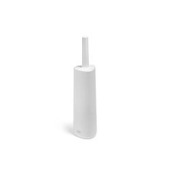Joseph Joseph Anti-Drip Toilet Brush And Holder, White, Total Qty 1