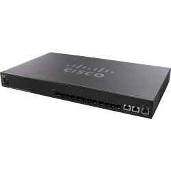 Cisco SX550X-12F 12-Port 10G SFP+ Stackable Managed Switch - 12 Ports - Manageable - 2 Layer Supported - Modular - Optical Fiber, Twisted Pair - Rack-mountable - Lifetime Limited Warranty