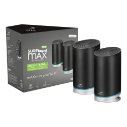 ARRIS SURFboard mAX Plus W130 Wireless-AX Tri-Band Router Bundle, 1001205