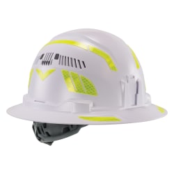 Skullerz 8961 Reflective Hard Hat & Safety Helmet Sticker Kit, Yellow