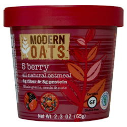 Modern Oats™ Oatmeal Cups, 5-Berry, 2.6 Oz, Pack Of 12