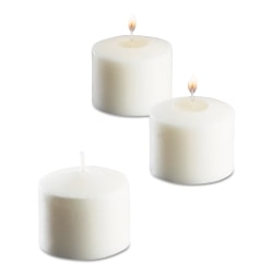 Sterno® Food Warmer Votive Candles, 1 3/8"H x 1 1/2"W x 1 1/2"D, White, Pack Of 288 Candles