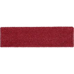 Rubbermaid Commercial Adaptable Flat Mop Microfiber Pad - 19.5" Length x 5.5" Depth - MicroFiber - Red - 1 Each