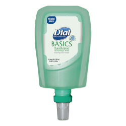 Dial® Professional Basics Hypoallergenic Foaming Hand Wash Refill for FIT Touch Free Dispenser, Honeysuckle Scent, 1 L