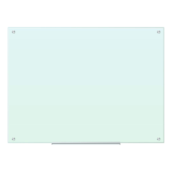 U Brands® Frameless Non-Magnetic Glass Dry-Erase Board, 48" X 36", Frosted White (Actual Size 47" x 35")