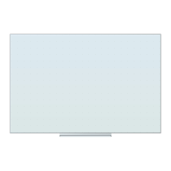 U Brands® Frameless Floating Non-Magnetic Glass Dot Grid Dry-Erase Board, 36" X 24", Frosted White (Actual Size 35" x 23")