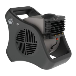 Lasko® Misto® 3-Speed Outdoor Misting Fan, 14.85"H x 12.3"W x 16.25"D, Black