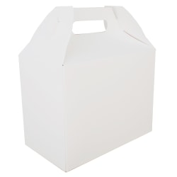SCT® Carryout Barn Boxes, 5"H x 8 7/8"W x 6 3/4"D, White, Carton Of 150 Boxes