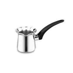 Korkmaz Orbit Stainless Steel Turkish Coffee Pot, 8 Oz, Silver