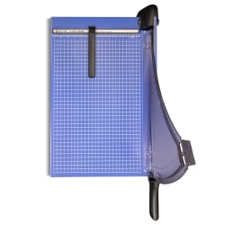 United Professional Guillotine Paper Trimmer, T18P, 18", Blue