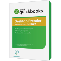 Intuit® QuickBooks® Desktop Premier 2020, Disc & Download