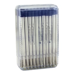 Monteverde® Soft Roll Parker® Style Ballpoint Refills, Medium Point, 0.7 mm, Blue/Black, Pack Of 50