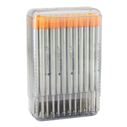 Monteverde® Soft Roll Parker® Style Ballpoint Refills, Medium Point, 0.7 mm, Orange, Pack Of 50