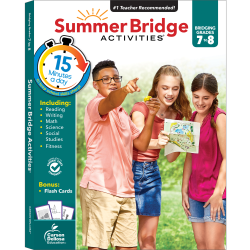 Carson-Dellosa Summer Bridge Activities Workbook, 3rd Edition, Grades 7-8