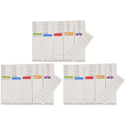 Inspired Minds Page Keepers Bookmarks, 2" x 6", Hopefulness Booster Set, 30 Per Pack, Set Of 3 Packs