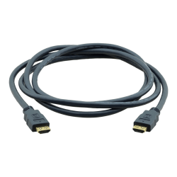 Kramer C-HM/HM Series C-HM/HM-6 - HDMI cable - HDMI male locking to HDMI male locking - 6 ft - triple shielded - gray - 4K support