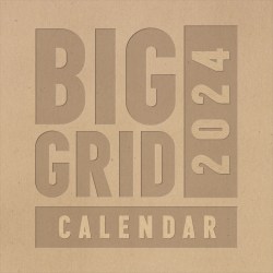 2024 TF Publishing Art & Design Wall Calendar, 12" x 12", Big Grid, January To December