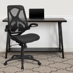 Flash Furniture Ergonomic Transparent Mesh High-Back Executive Office Chair, Black