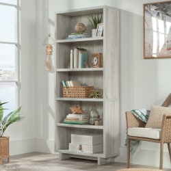 Sauder® Porto Palma 72"H Modern 5-Shelf Bookcase, Haze Acacia®