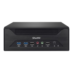 Shuttle XPC slim XH310R Barebone System Slim PC - Intel H310 Chipset - Socket H4 LGA-1151 - 1 x Processor Support - Black