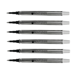 Monteverde® Rollerball Refills For Sheaffer Rollerball Pens, Fine Point, 0.5 mm, Blue, Pack Of 6 Refills