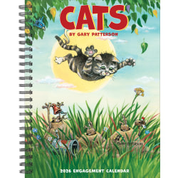 2026 Willow Creek Press Weekly Engagement Calendar, 6-1/2" x 8-1/2", Cats by Gary Patterson, January To December, 54604