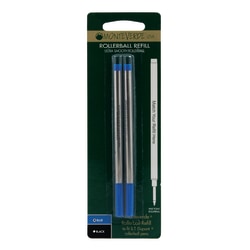 Monteverde® Rollerball Refills For St. Dupont® Rollerball Pens, Fine Point, 0.5 mm, Blue, Pack Of 2 Refills