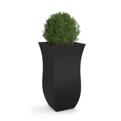 Mayne Valencia Planter, 30"H, Black