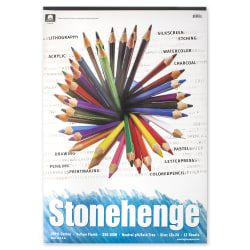 Rising Stonehenge Drawing Pad, 18" x 24", 12 Sheets