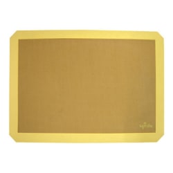 Winco Full-Size Silicone Baking Mat, 24-1/2" x 16-1/2", Yellow