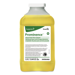 Diversey™ Prominence™ Heavy-Duty Floor Cleaner, Citrus, 84.5 Oz Bottle, Case Of 2