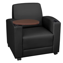 Regency Nova Lounge Accent Chair With Tablet Arm, Black, 7701NSJVBK