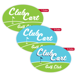 Custom Printed Outdoor Weatherproof 1-, 2- Or 3-Color Labels And Stickers, 4" x 6" Oval, Box Of 250