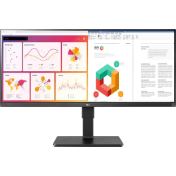 LG Ultrawide 34BN770-B 34" QHD LCD Monitor - 21:9 - Matte Black - 34" Class - In-plane Switching (IPS) Technology - WLED Backlight - 3440 x 1440 - 16.7 Million Colors - FreeSync - 300 Nit Typical - 5 ms - 75 Hz Refresh Rate - HDMI - DisplayPort