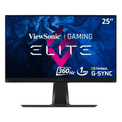 ViewSonic XG251G 25" ELITE 1080p 1ms 360Hz IPS G-Sync Gaming Monitor - 25" ELITE Gaming Monitor - Full HD 1920 x 1080 Resolution - 16.7 Million Colors - G-Sync - 400 Nit - 1ms - 360Hz Refresh Rate - HDMI - DisplayPort - USB Hub