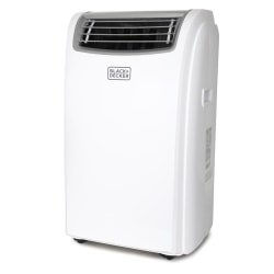 Black+Decker Portable Air Conditioner With Heat, 8,000 BTU, White