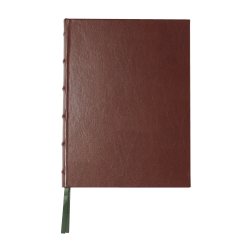 Markings by C.R. Gibson® Bonded Leather Journal, 7 1/2" x 10", 256 Pages (128 Sheets), Brown