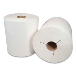 Morcon Tissue Morsoft® Controlled Towels, Y-Notch, 1-Ply, 8" x 800 ft, White, 6 Rolls/Carton