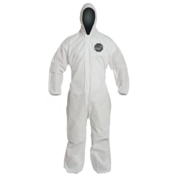 DuPont™ Proshield 10 Coveralls With Attached Hood, XXL, White, Pack Of 25