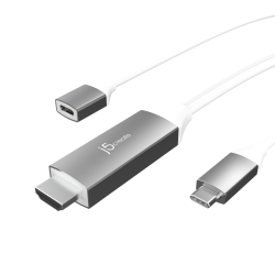 j5create Video Interface Converter, 6', Silver, JCC155G