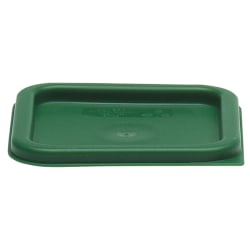 Cambro CamSquare Lids For 2-4 Qt Storage Containers, Kelly Green, Pack Of 6 Lids