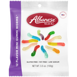Albanese Candy Gummies, Sour Gummy Bears, 3.5 Oz