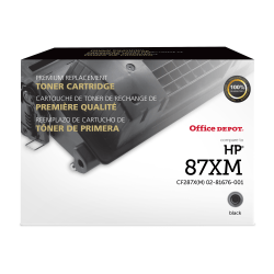 Office Depot® Brand Remanufactured High-Yield Black MICR Toner Cartridge Replacement For HP 87X, OD87XM