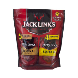 Jack Links Beef Jerky Variety Pack, 1.2 Oz, Bag Of 9 Packs