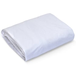 23 Threads Knitted Polyester Mattress Protector, Ctrl+Z Technology, White, Twin Extra Deep, Case Of 20