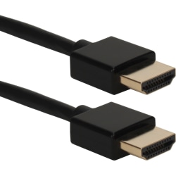 QVS High-Speed HDMI UltraHD 4K With Ethernet Thin Flexible Cable, 6'