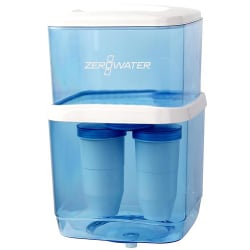 Avanti ZeroWater Water Bottle Kit, 17"H x 11"W x 11"D, Clear Blue